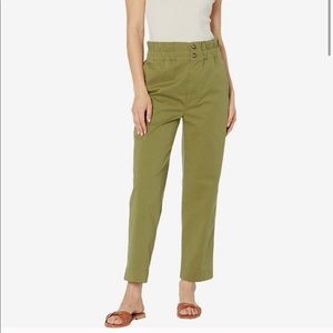 Green Tapered Pants